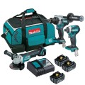 Makita DLX3146TX1 - 18V 5.0Ah Li-Ion Brushless 3 Piece Combo Kit